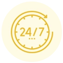 24x7 Service Icon